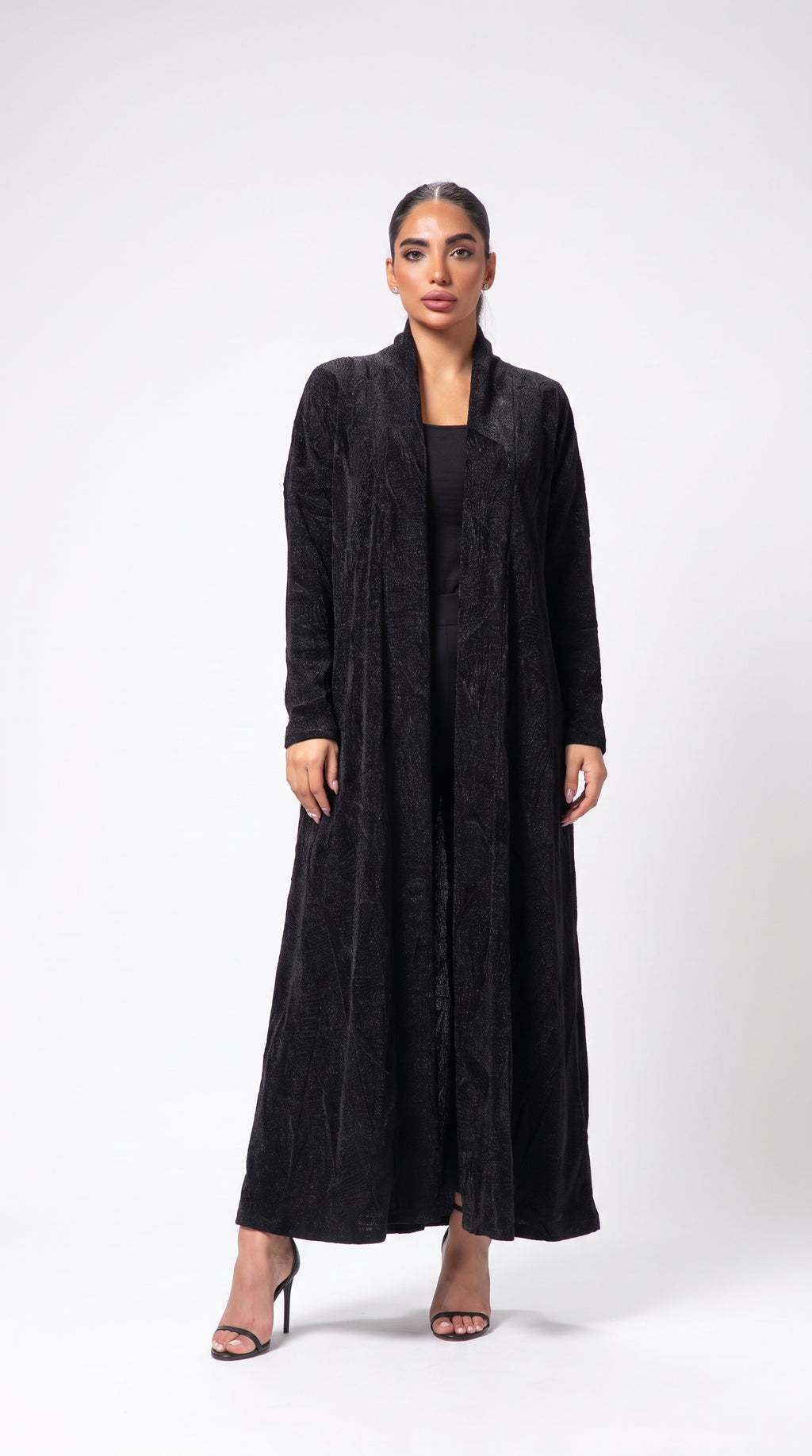 RANEEM abaya in Black - view 1