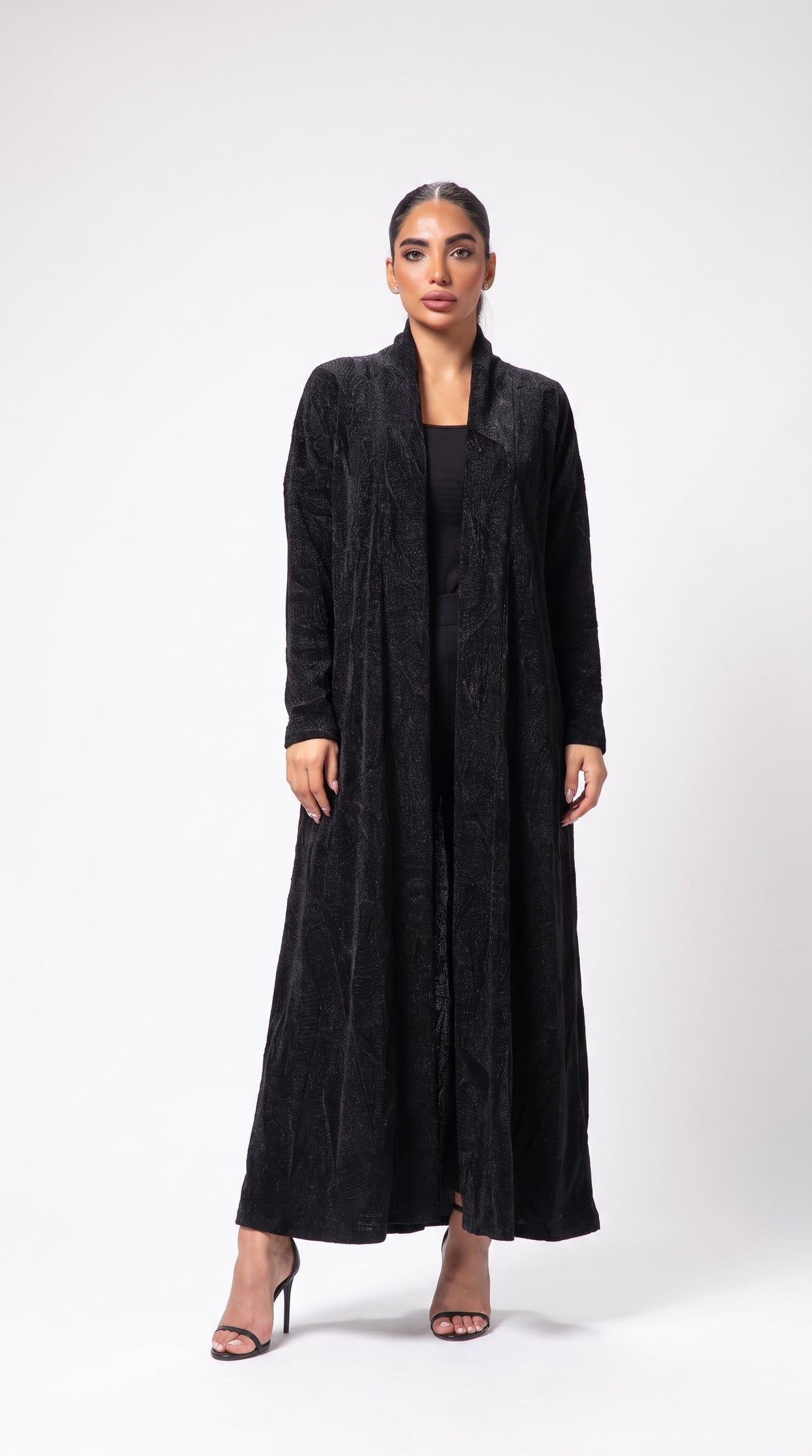 RANEEM abaya in Black - view 1