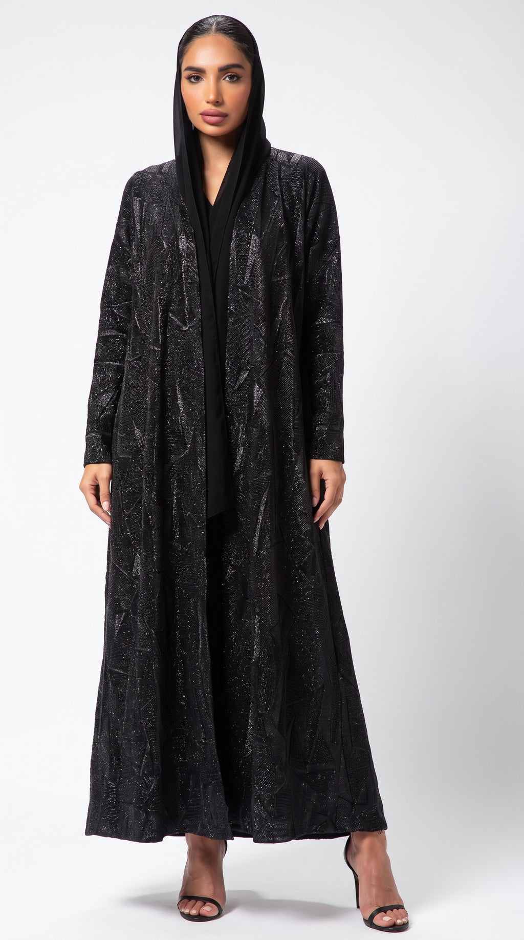 RANEEM abaya in Black - view 3
