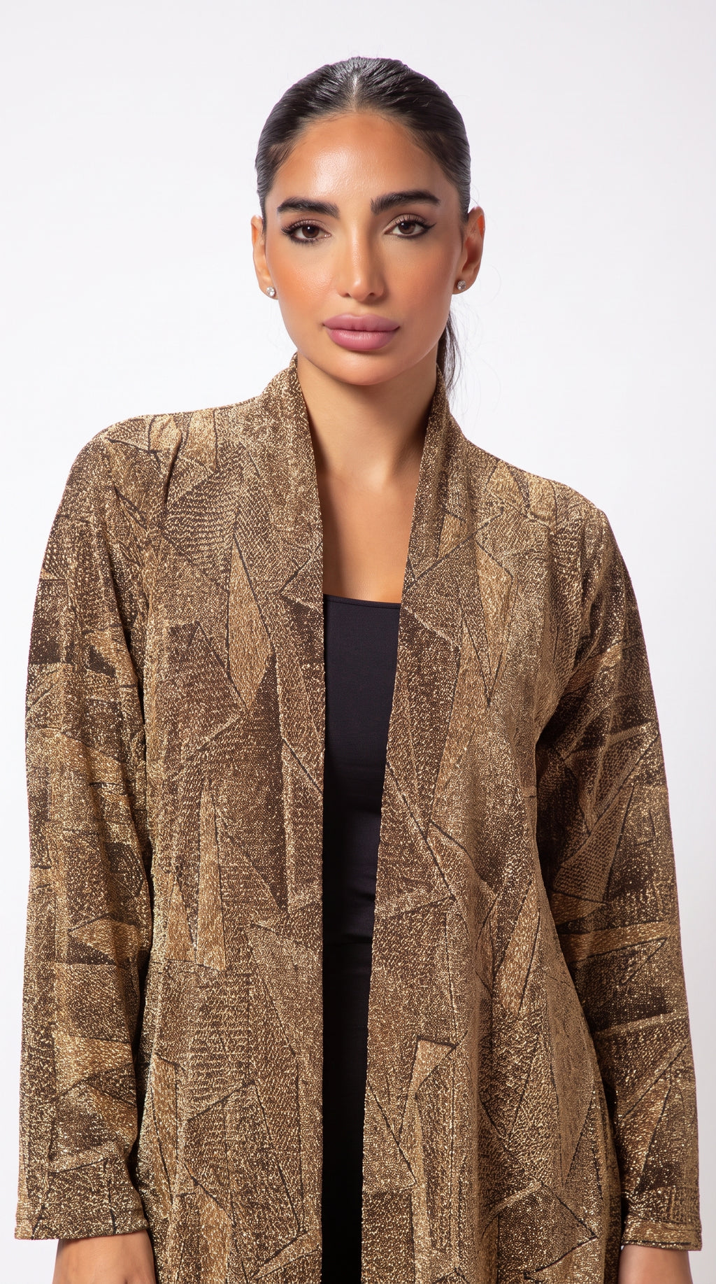 RANEEM abaya in Bronze - view 2